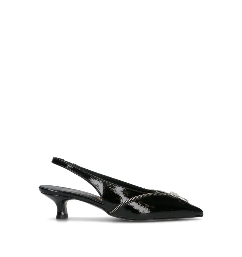 Slingback donna nera Vario