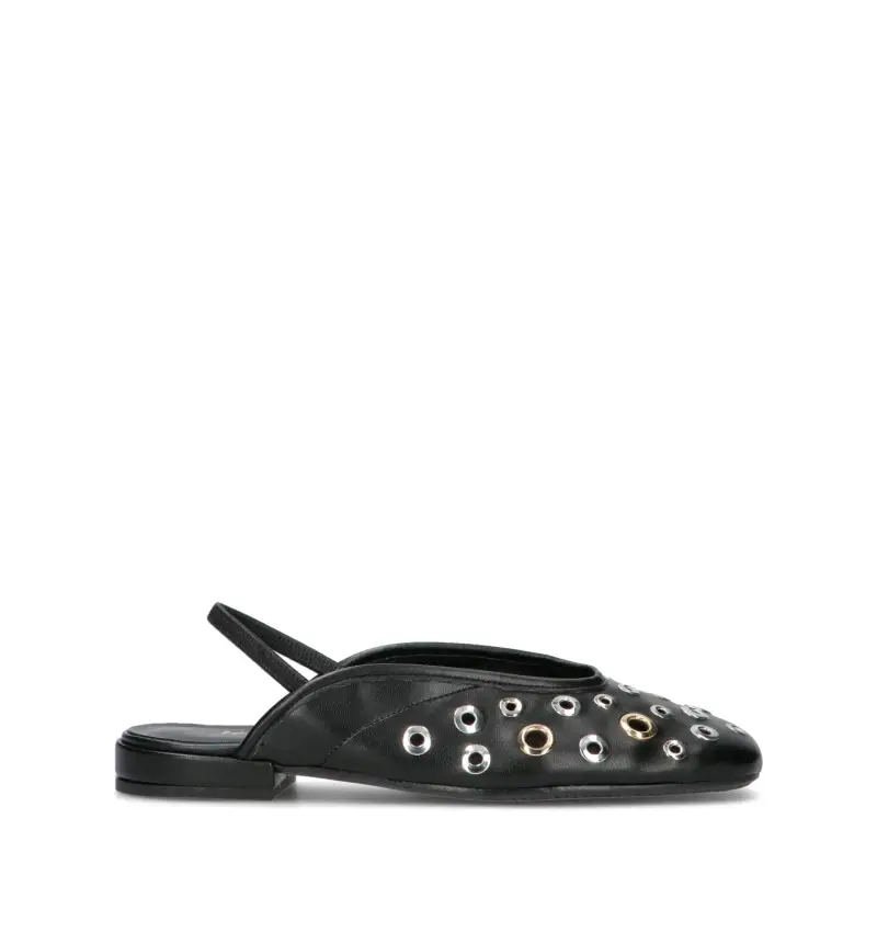 Slingback donna nera Vario