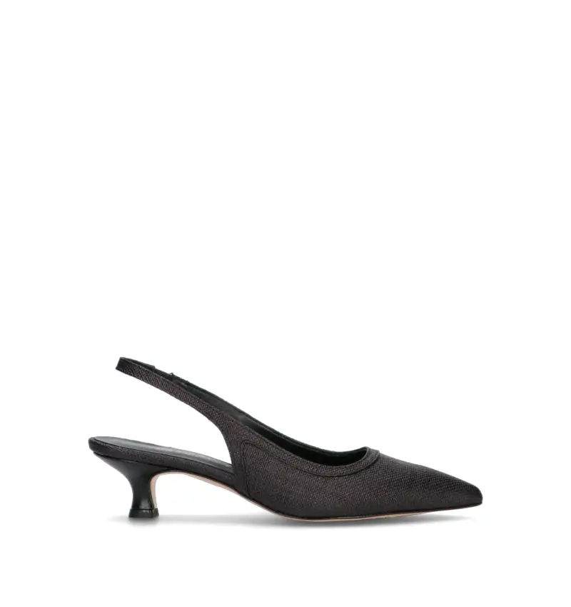 Slingback donna nera Vario