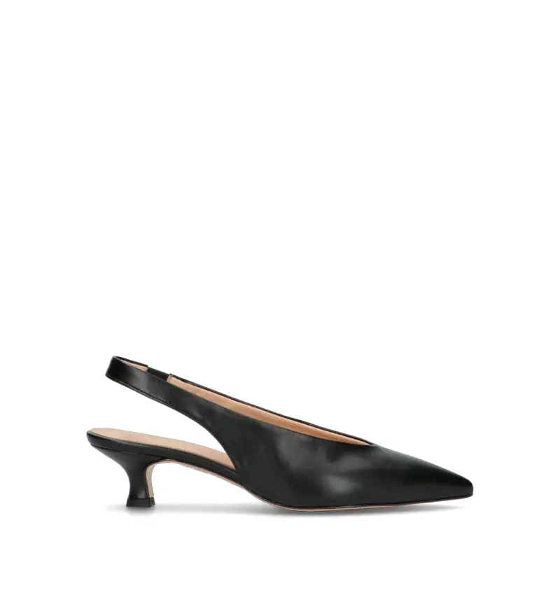 Slingback donna nera Vario