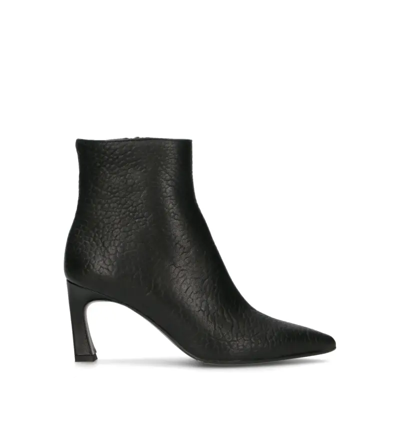 Tronchetto donna nero in pelle Vario