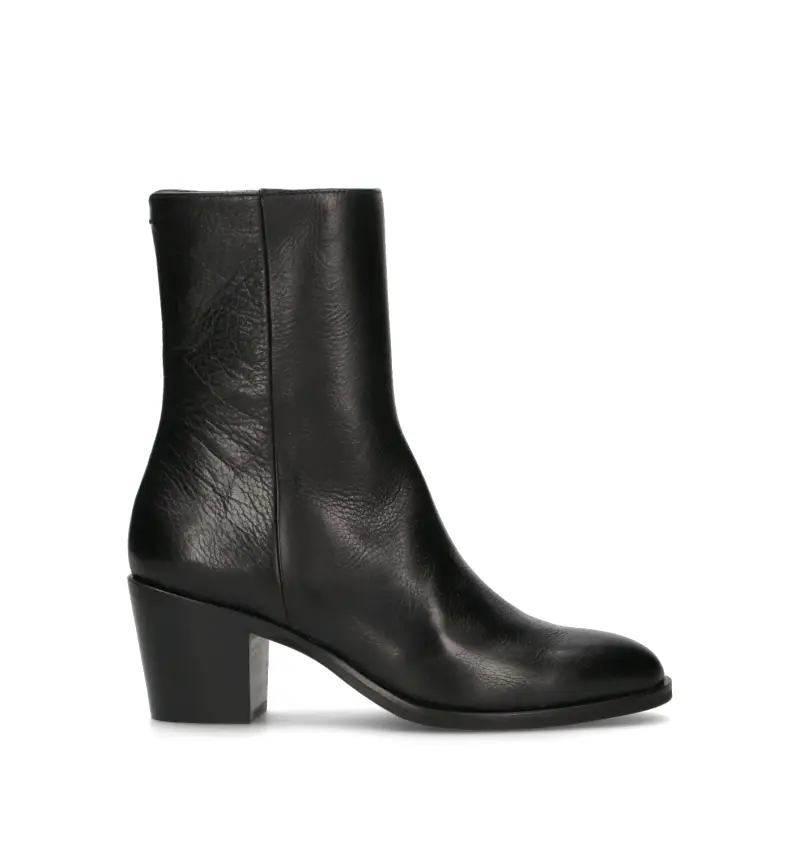 Tronchetto donna nero in pelle Vario