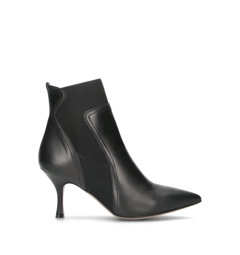 Tronchetto donna nero in pelle Vario