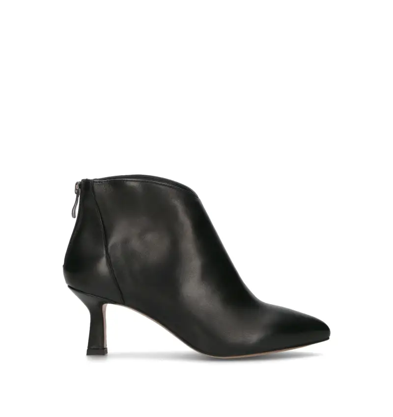 Tronchetto donna nero in pelle Vario