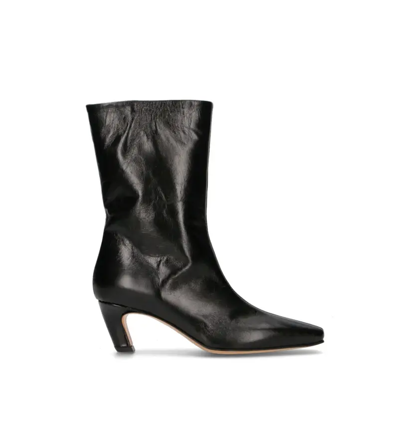 Tronchetto donna nero in pelle Vario