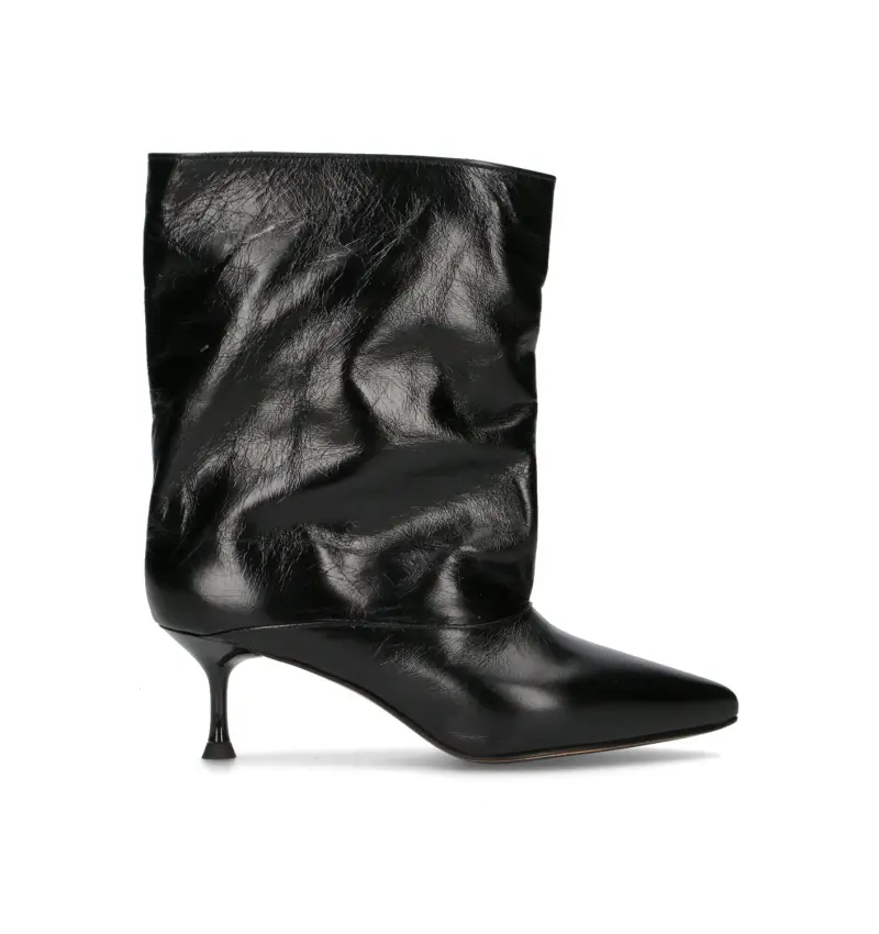 Tronchetto donna nero in pelle Vario