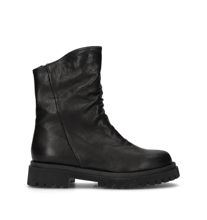 Tronchetto donna nero in pelle Vario