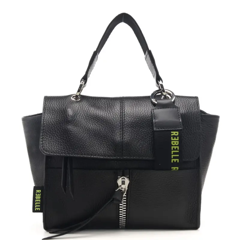 borsa chloe satchel bag con tracolla removibile off nera