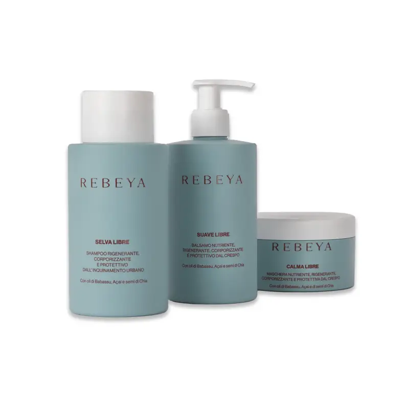 Capelli Calma Libre - Maschera Nutriente, Rigenerante, Corporizzante E Protettiva Dal Crespo - Maschera capelli secchi, Maschera capelli rovin miniatura 4