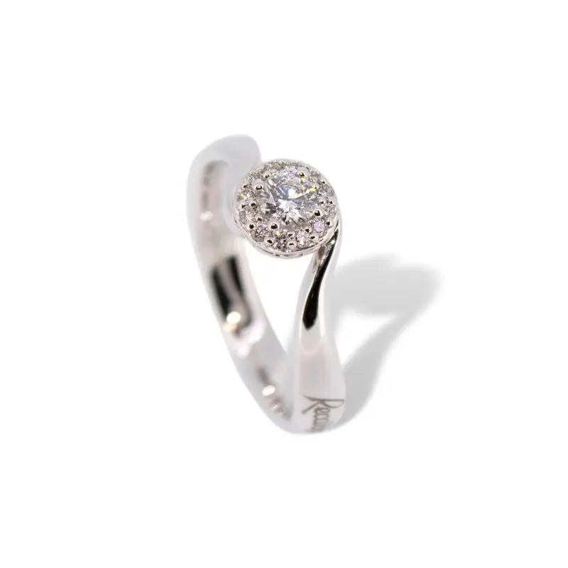 Anello - Donna - Recarlo - R69SC001/028-14 - Oro bianco