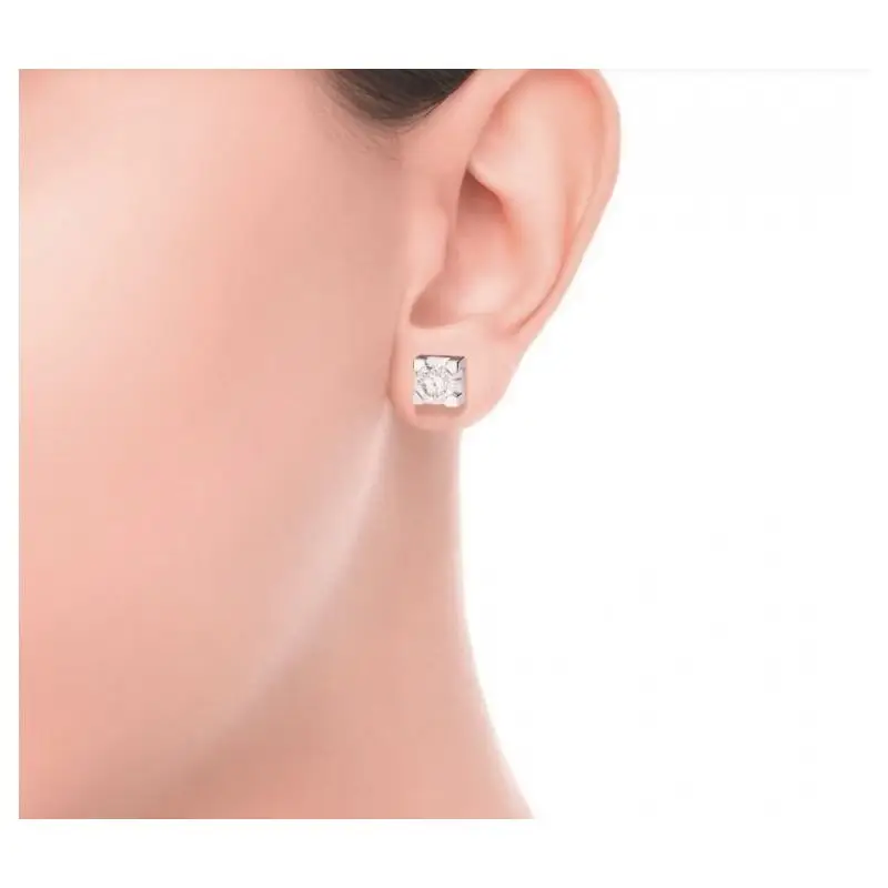 Orecchini - Unisex - Recarlo - Maria Teresa - Oro bianco miniatura 2