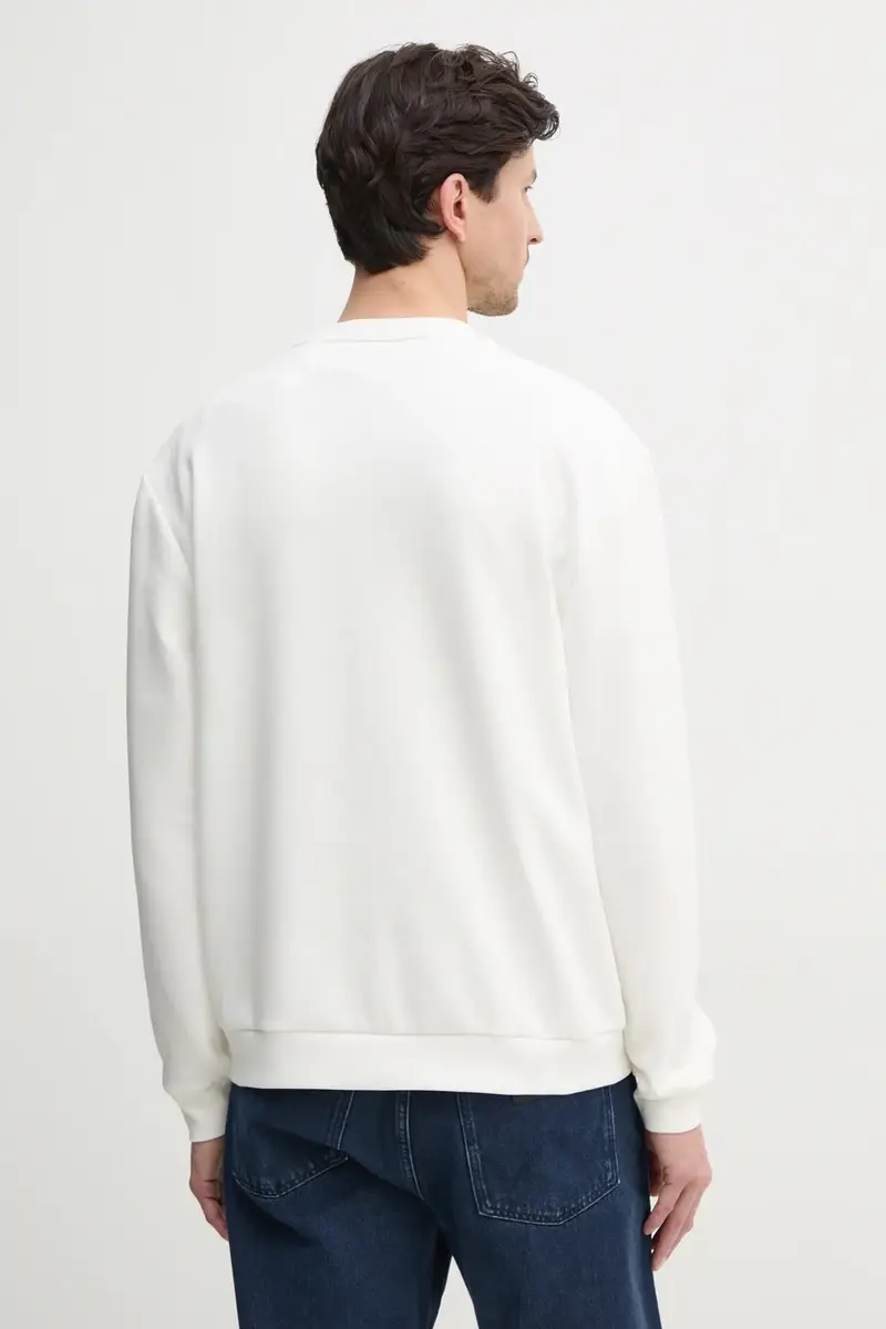 felpa OMBRE LOGO CREW uomo colore beige RM580012 miniatura 3