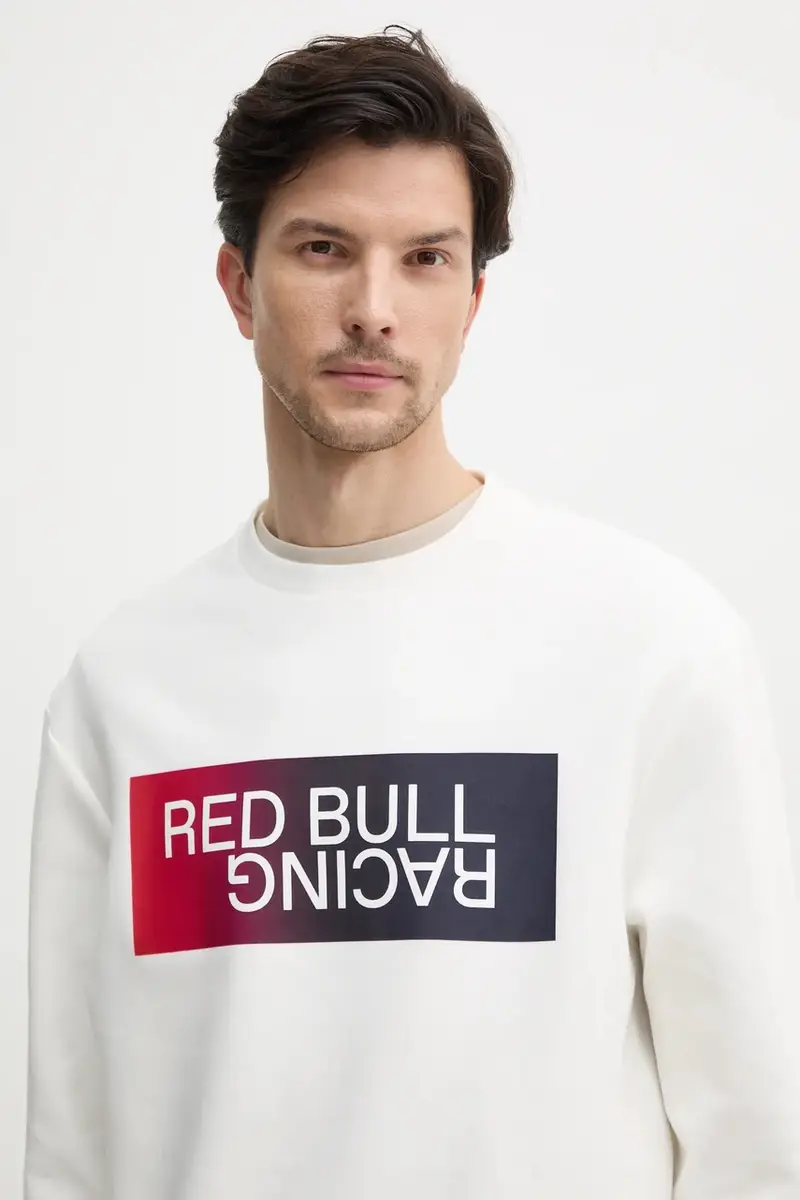 felpa OMBRE LOGO CREW uomo colore beige RM580012 miniatura 4