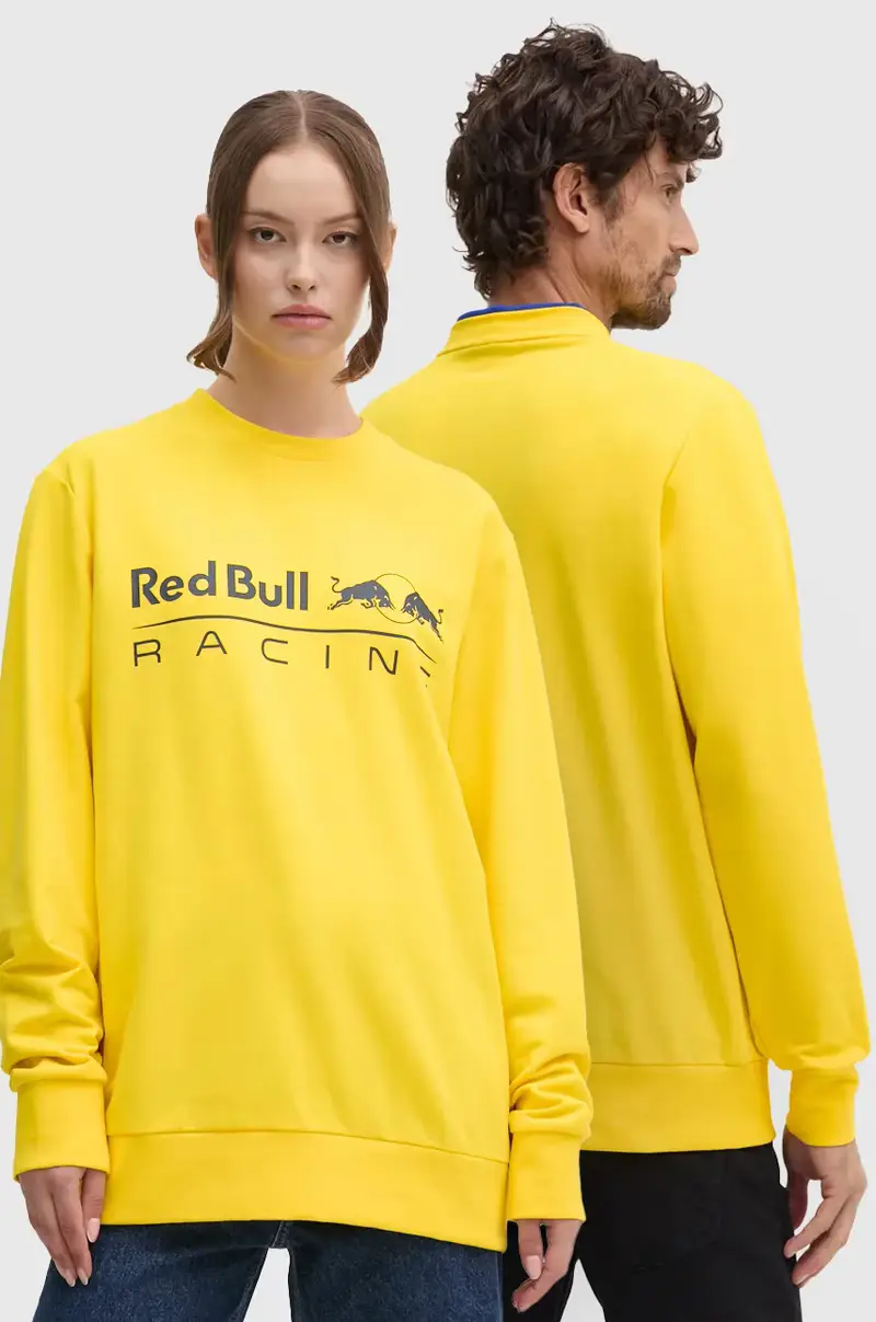 felpa Red Bull Racing x Pepe Jeans colore giallo RU580002
