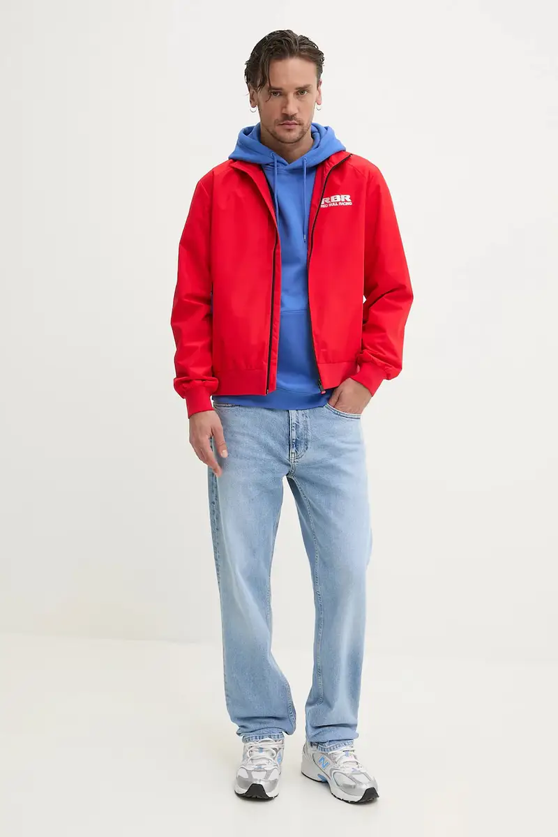 giacca MARINA WINDBREAKER colore rosso RM400012 miniatura 2