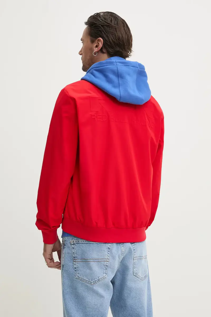 giacca MARINA WINDBREAKER colore rosso RM400012 miniatura 3