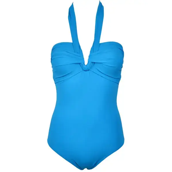 Costume da bagno intero con scollatura a V donna Red Point Sali