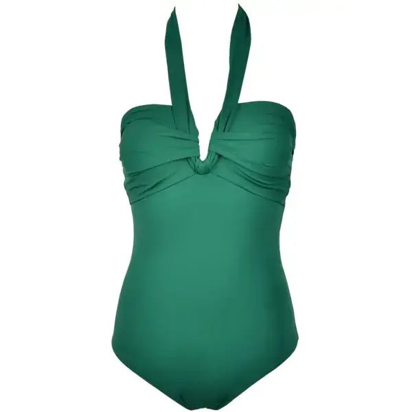 Costume da bagno intero con scollatura a V donna Red Point Sali