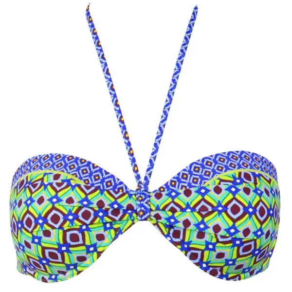 Top costume da bagno donna Red Point Calis Bando aros