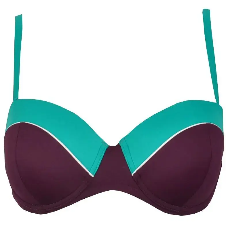 Top costume da bagno donna Red Point Lias Bando aros