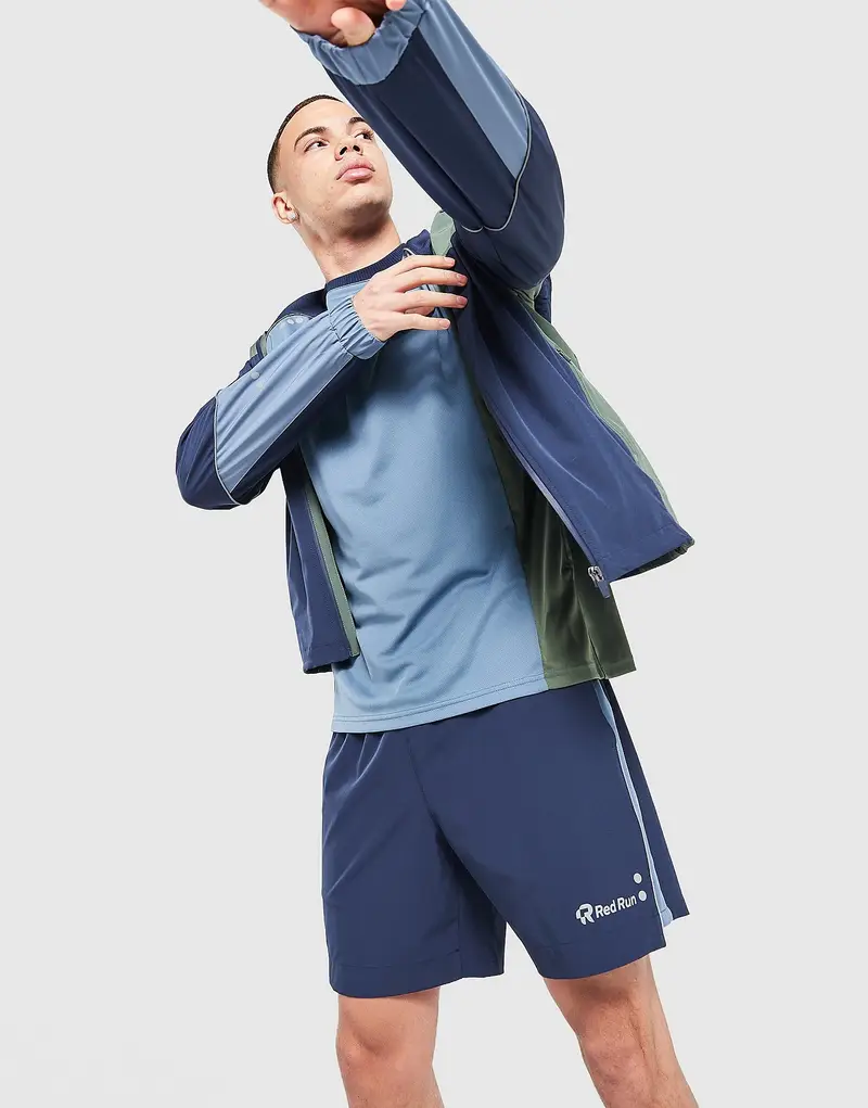 Pantaloncino Sportivo Panelled Midnight Moss, blu