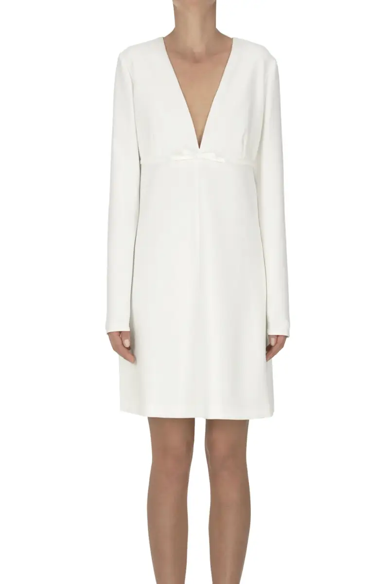 Mini abito con fiocchetto