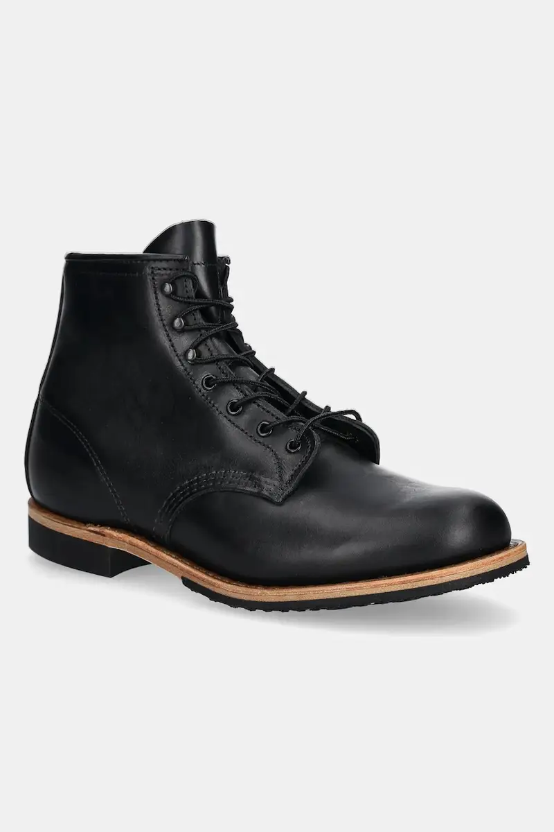 Beckman 6-inch Boot Black Excalibur Leather 9423 Nero