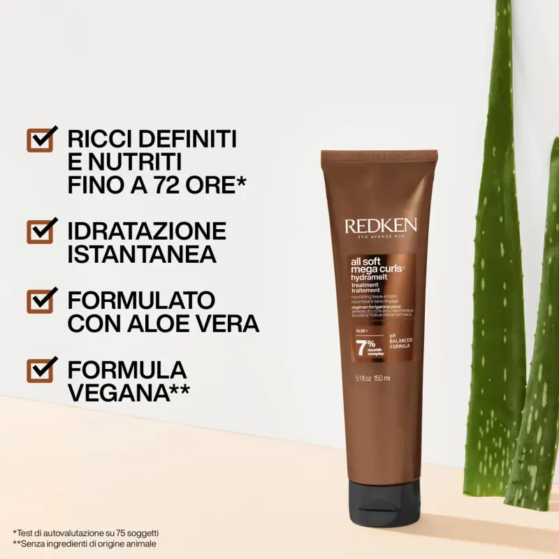 All Soft Mega Curls Hydramelt Trattamento Leave-In - Styling e trattamento capelli miniatura 3