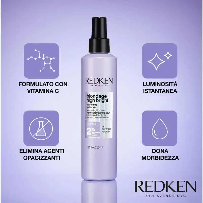 Blondage High Bright Treatment - Shampoo, Styling e trattamento capelli miniatura 3
