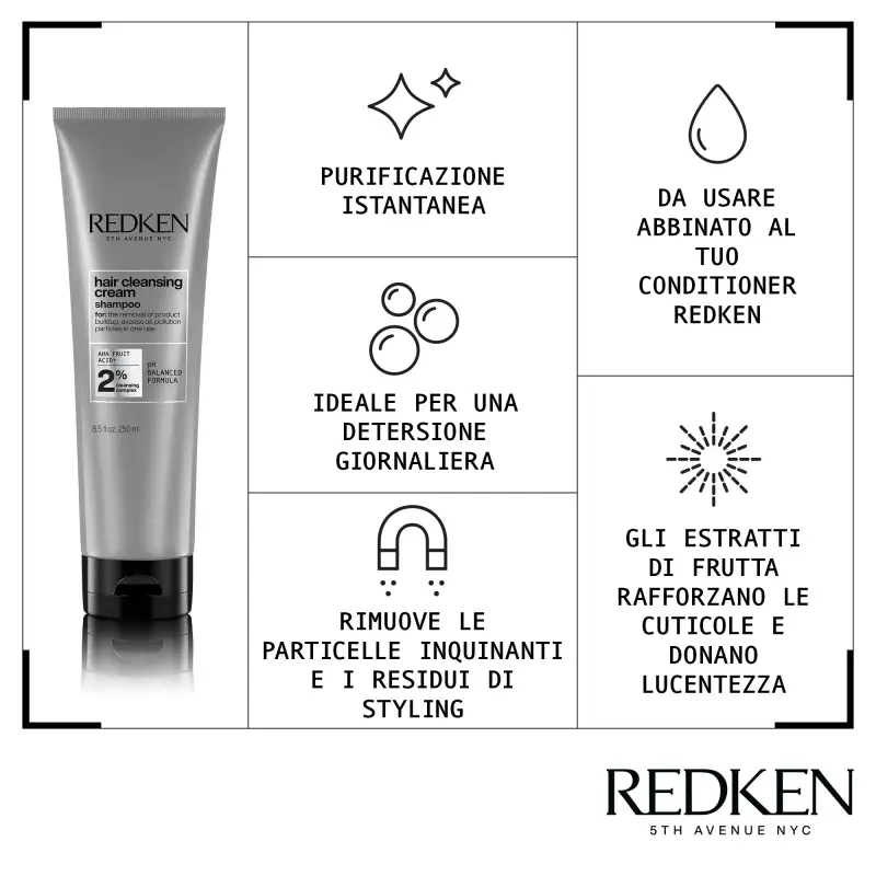 Hair Cleansing Cream Shampoo - Shampoo purificante, Capelli grassi miniatura 3