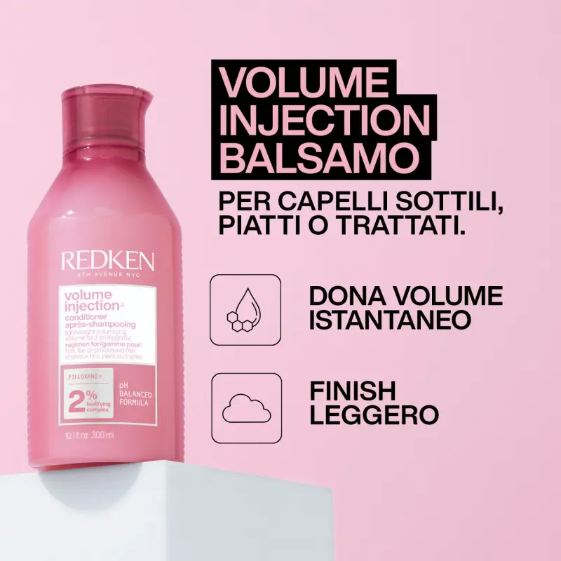 Volume Injection Cofanetto Natale Shampoo, Conditioner & One United per capelli sottili - Shampoo volumizzante, Balsamo volumizzante, Cofanetto miniatura 3