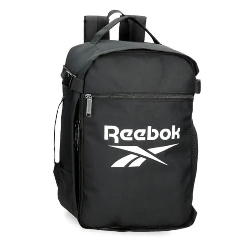 Reebok Ashland Zaino da Cabina Nero 25 x 40 x 20 cm Poliestere 17 L by Joumma Bags, Nero, Taglia unica, Valigia cabina
