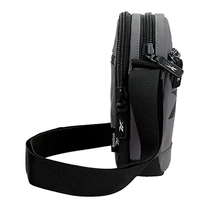 Reebok Bagaglio- Borsa da corriere Uomo, Grigio, 17 cm x 22 cm x 7, 5 cm miniatura 2