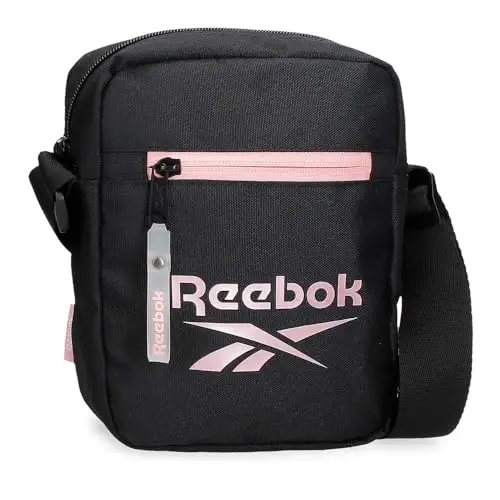 Reebok Beverly Astuccio Triplo Nero 22x7x3 cm Poliestere, Nero, Taglia unica, Astuccio triplo