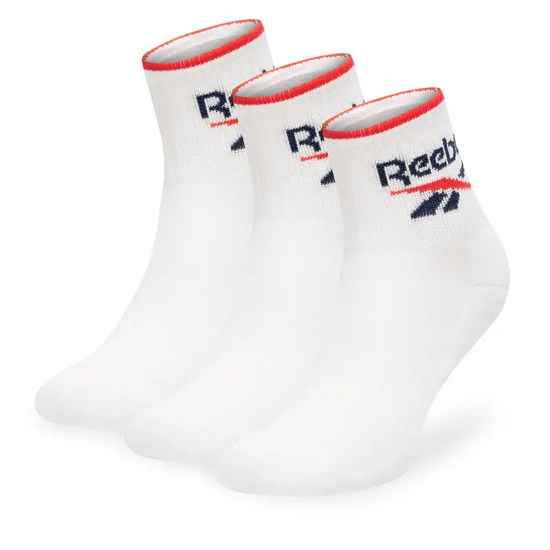 Calzini lunghi Reebok R0362-SS24 (3-pack) Bianco