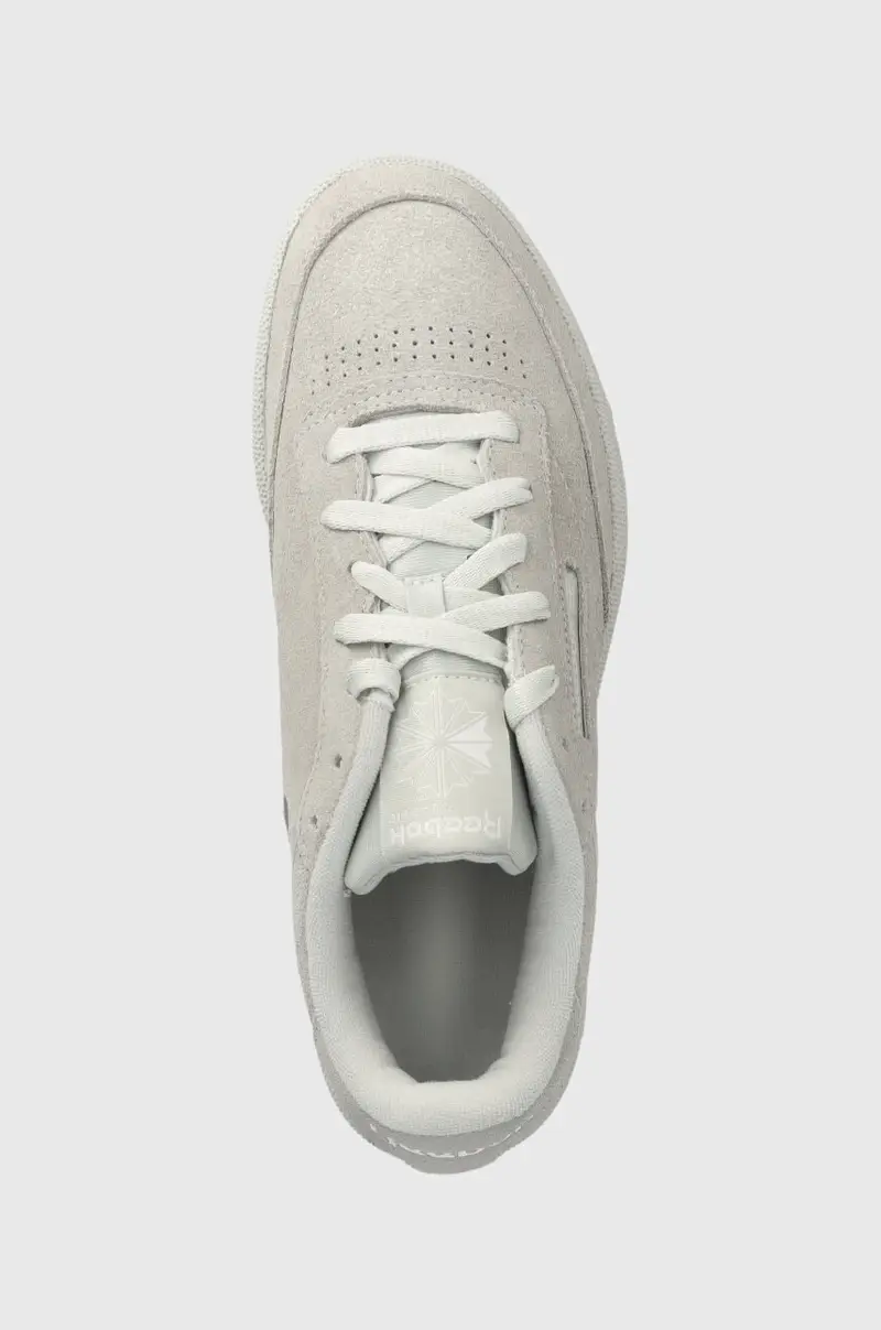 sneakers in camoscio Club C 85 colore grigio 100074450 miniatura 4