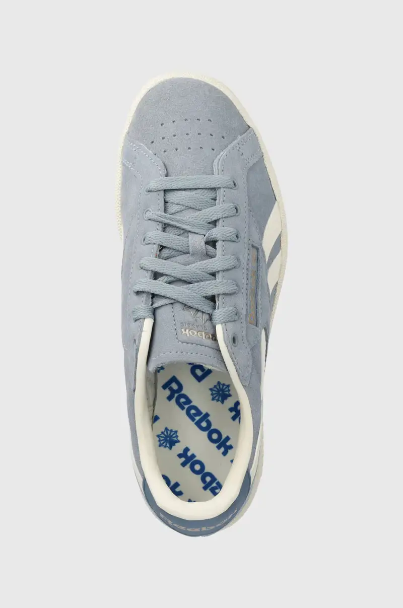 sneakers in camoscio Club C colore blu 100074643 miniatura 4