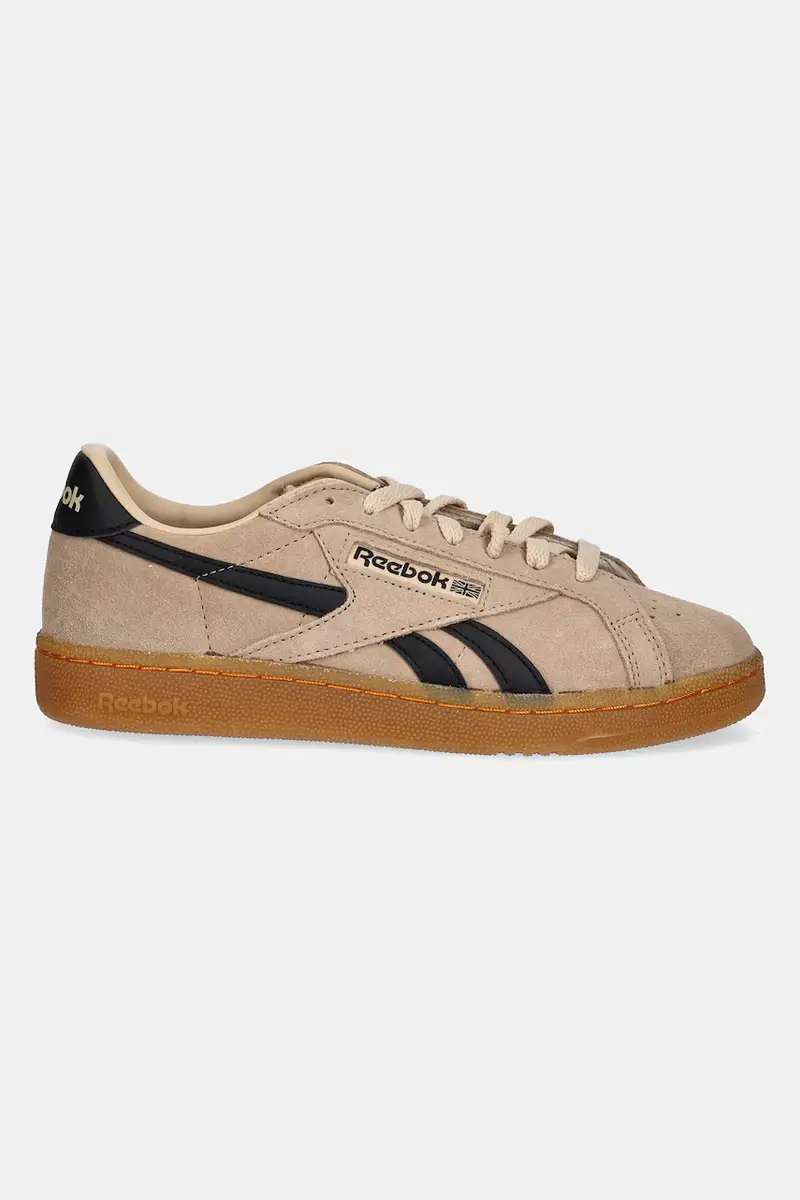 sneakers in camoscio CLUB C GROUNDS UK colore beige 100229643 miniatura 2