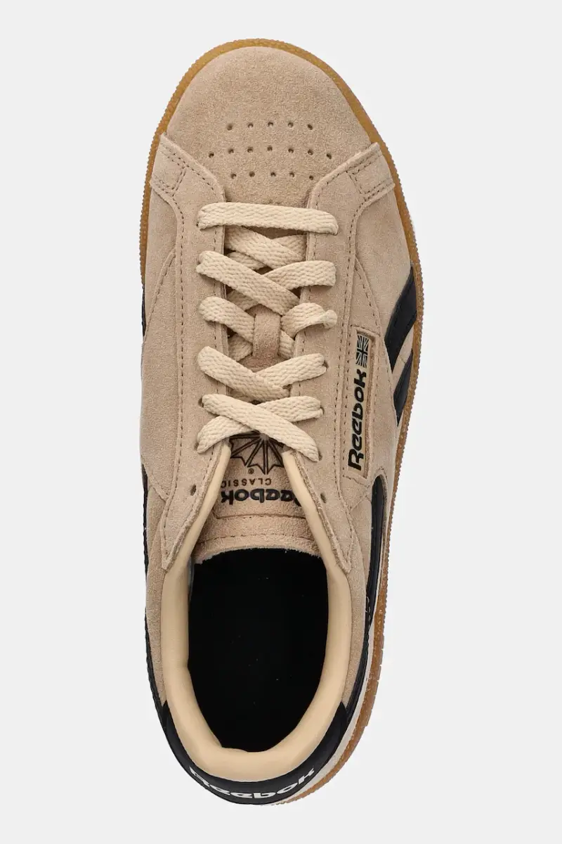 sneakers in camoscio CLUB C GROUNDS UK colore beige 100229643 miniatura 4