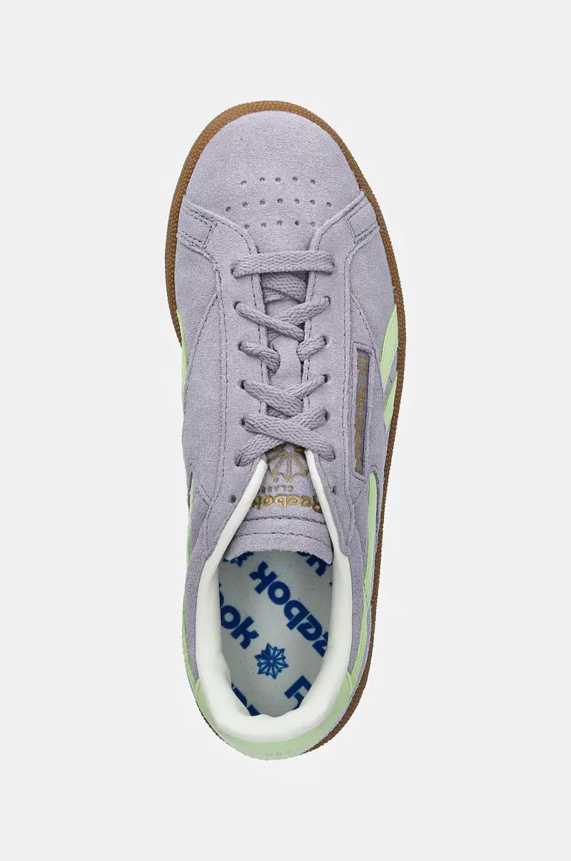 sneakers in camoscio Club C Grounds Uk colore violetto 100207963 miniatura 4