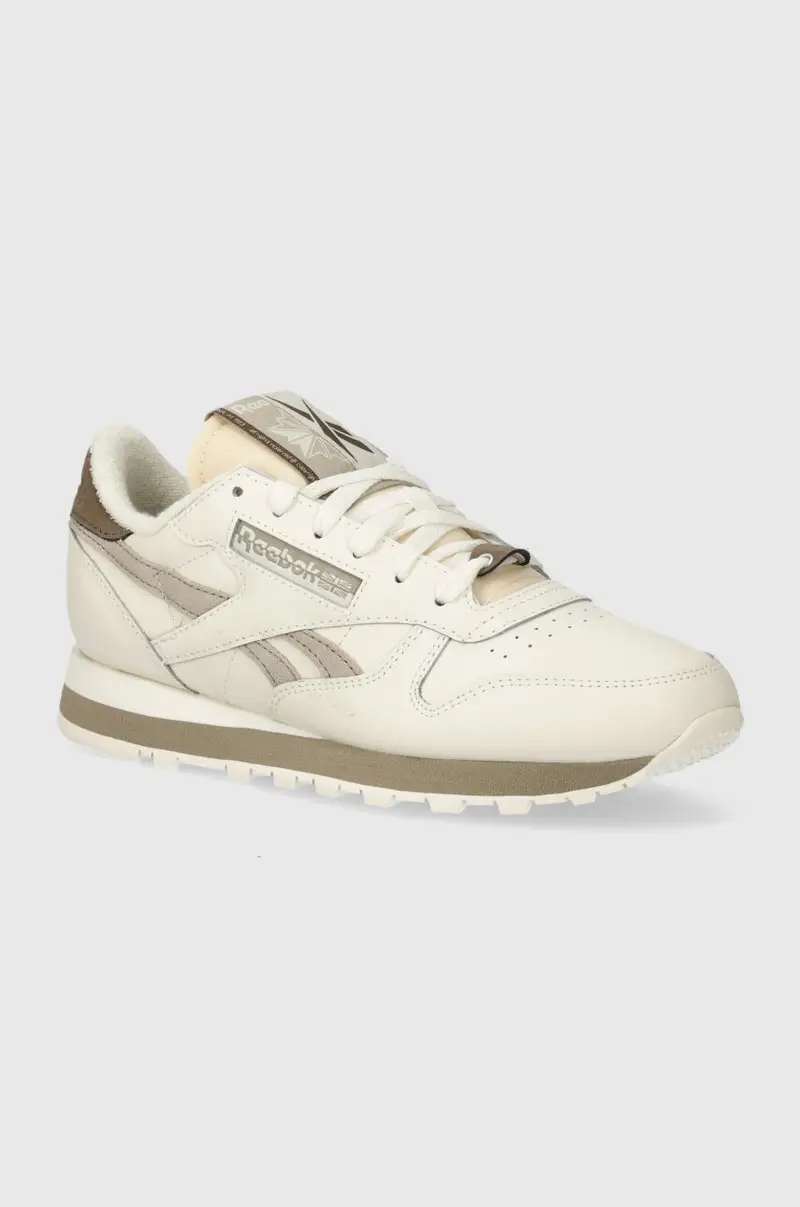 sneakers in pelle Classic Leather colore beige 100074360