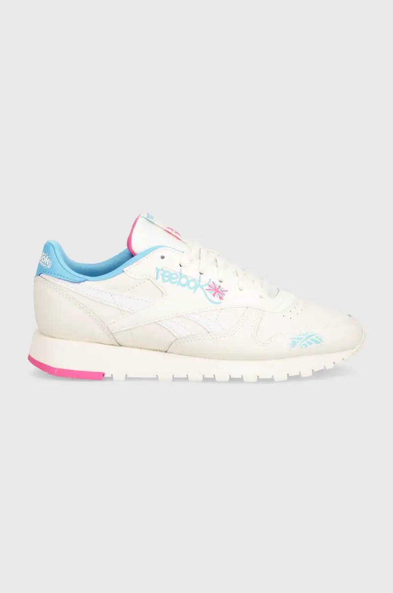 sneakers in pelle Classic Leather colore beige 100074620 miniatura 2