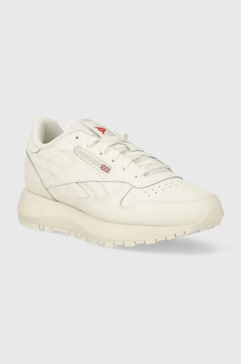 sneakers in pelle CLASSIC LEATHER colore beige