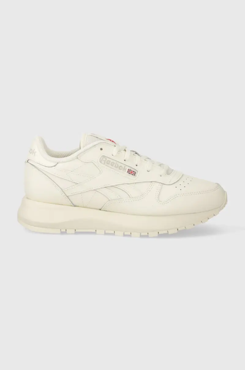 sneakers in pelle CLASSIC LEATHER colore beige miniatura 2