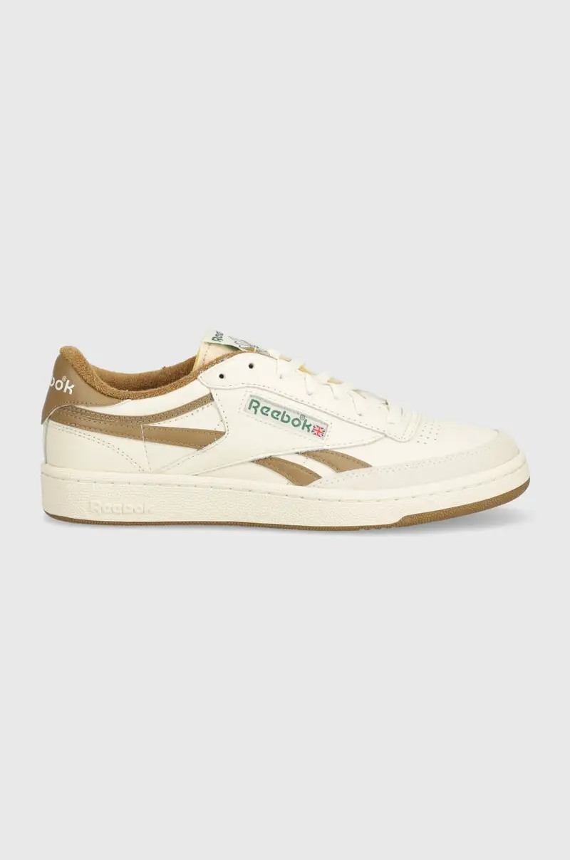 sneakers in pelle Club C colore beige 100205044 miniatura 2