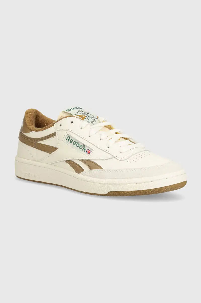 sneakers in pelle Club C colore beige 100205044