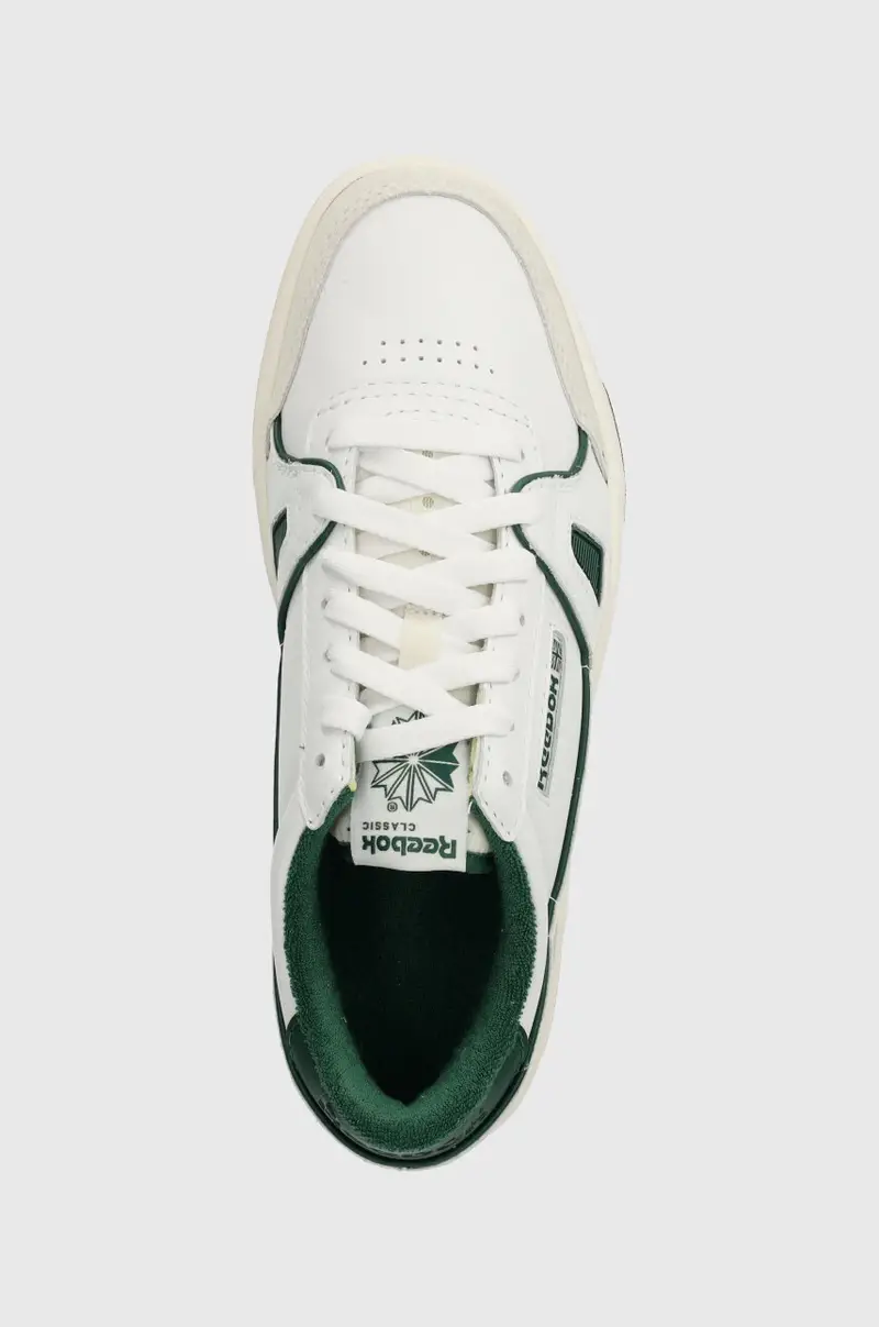 sneakers in pelle colore bianco miniatura 4