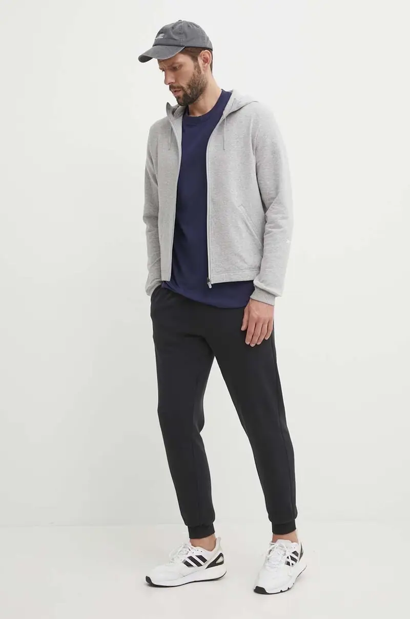 felpa Active Collective uomo colore grigio con cappuccio 100075605 miniatura 2