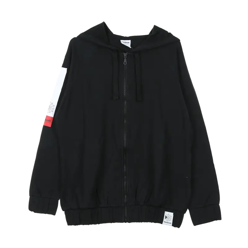 Felpa Cappuccio Zip Donna Ac Ft Fz Hoodie Black