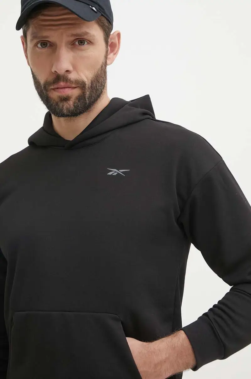 felpa Strength uomo colore nero con cappuccio 100075764 miniatura 4